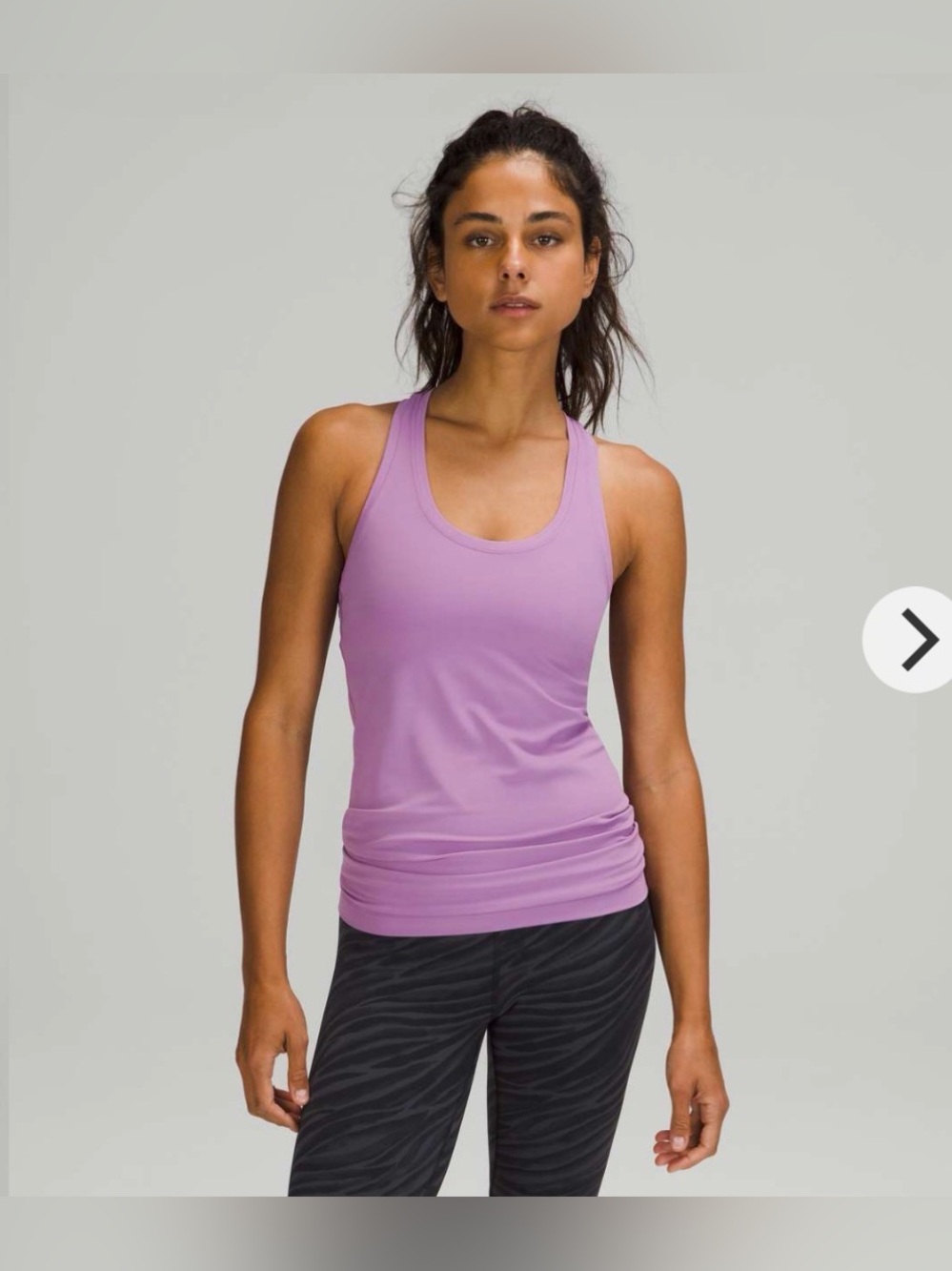 lululemon athletica Lavender Scoop Neck Tank Top